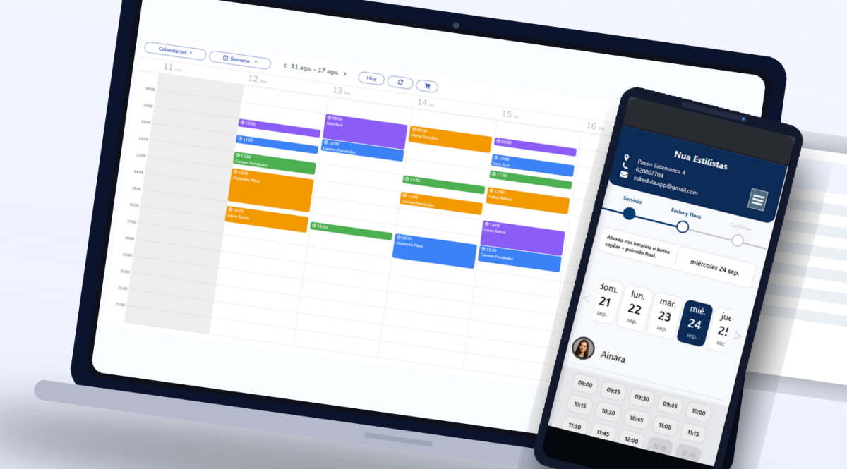 Eskedula agenda con móvil