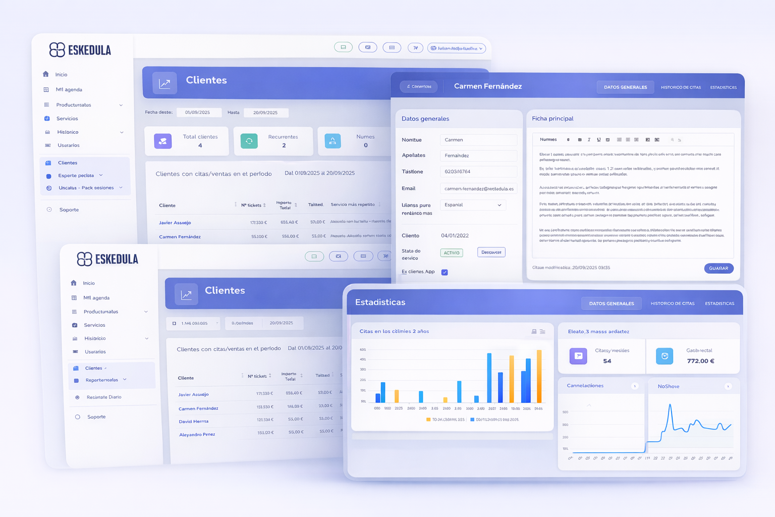 Gestión de clientes CRM