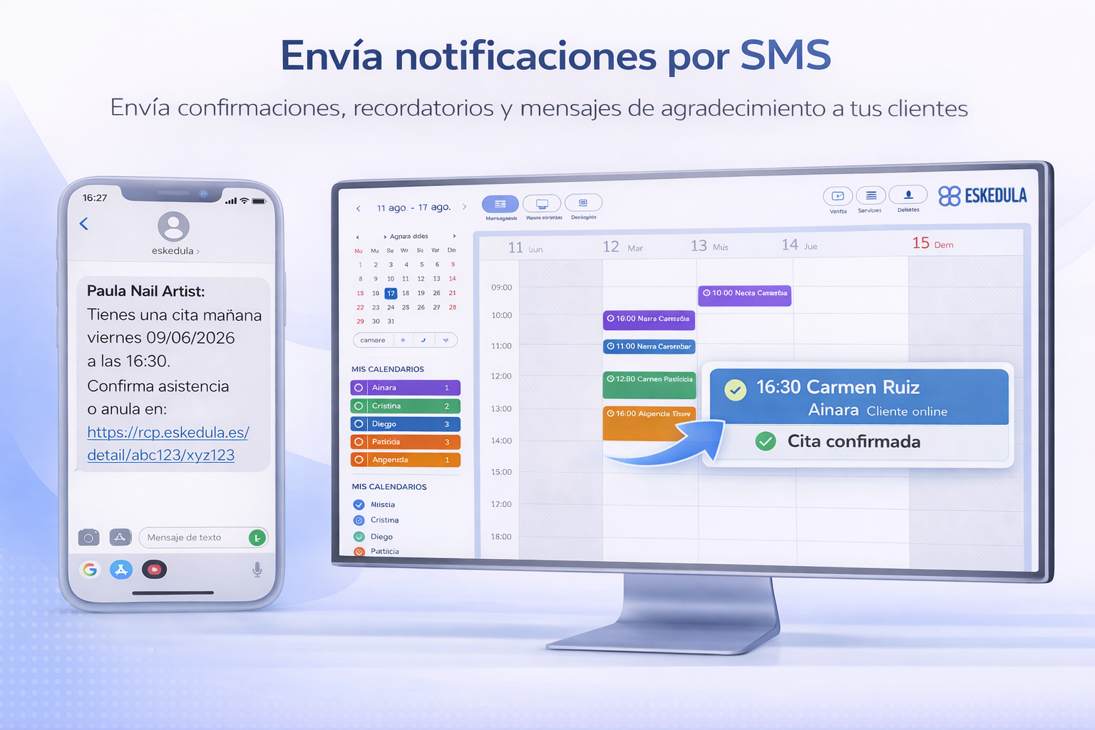 Notificaciones SMS automatizadas