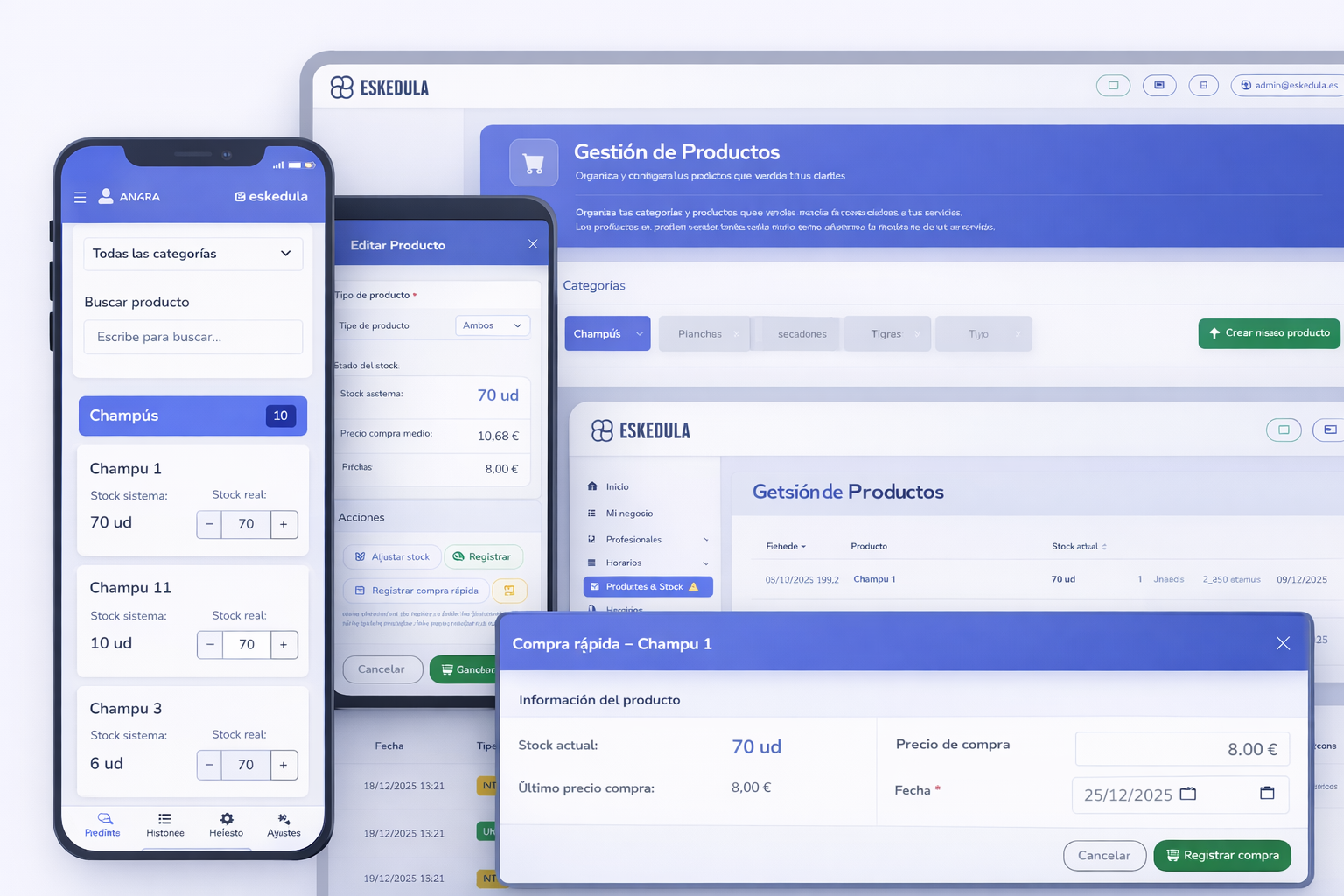 Control de stock avanzado