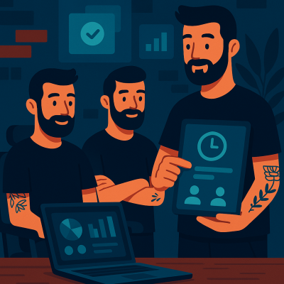 Control horario y registro para barberías