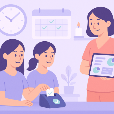 Control horario y registro para centros de estética