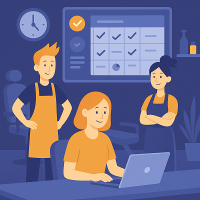 Control horario y registro para peluquerías